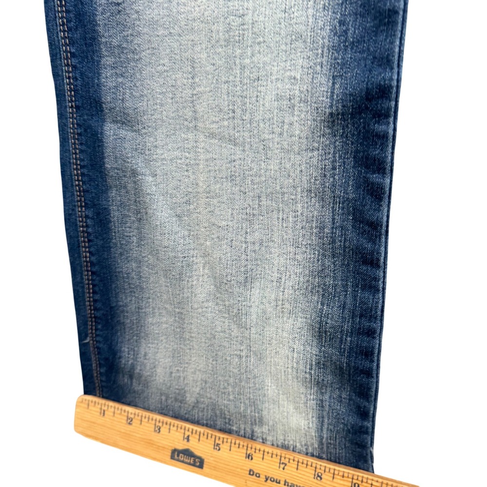 LEI Ashley Low Rise Bootcut Jeans Juniors 13 Y2K Distressed Baddie Indie Sleaze - Picture 9 of 13